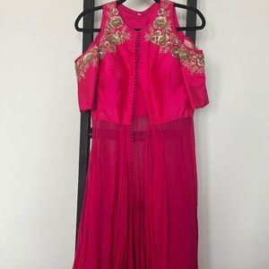Hot Pink Indian Outfit
